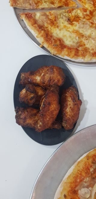 Alitas de pollo + Salsa (5 uds)