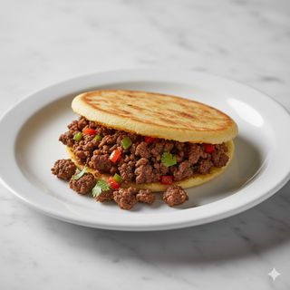 Arepa de carne molida (1 ud.)
