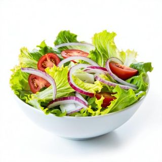 Ensalada De Lechuga Tomate Y Cebolla