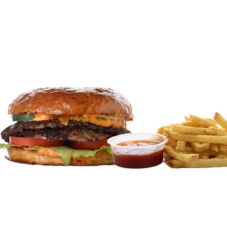 Classic Burger with fries