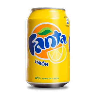 Fanta Limón lata 330ml.