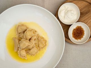 Вареники з картоплею та смаженою цибулею (300g)