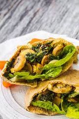 Mushroom Salad Pitta