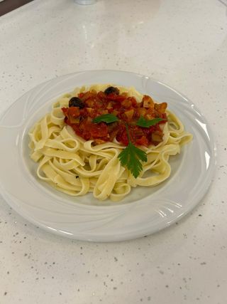 Tagliatele cu sos dulce