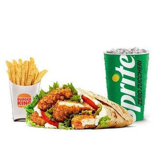 Wrap di pollo croccante - menù