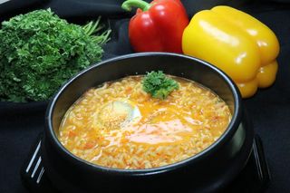 Рамен с сыром 