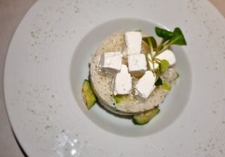 Orez cu dovleac si Feta 