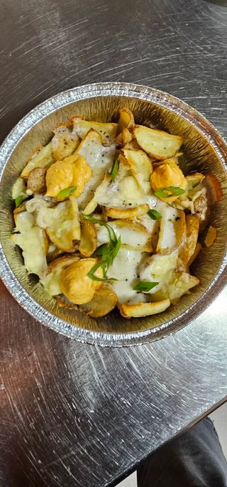 PATATAS DIP TRES QUESOS