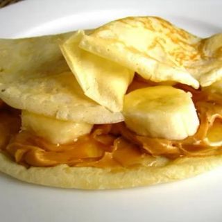 Crepe De Dulce De Leche Y Plátano