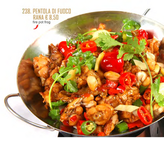 238. pentola di fuoco rana 