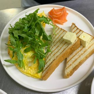 Норвежский омлет с лососем