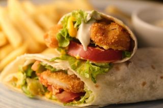 Twister Wrap + cartofi prajiti