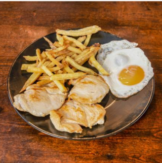 Combinado De Pollo Empanado