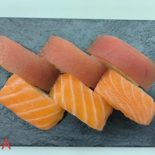 3-Ab Duo 5 Nigiri Salmón y 5 Nigiri Atún