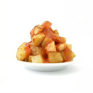 ración de patatas bravas
