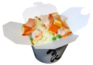 Arroz Frito Con Mariscos