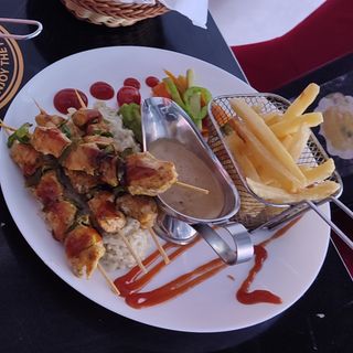 Brochettes poulet 