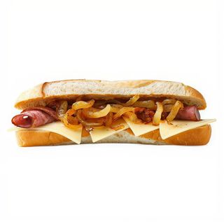 Bocadillo De Tocineta Con Queso