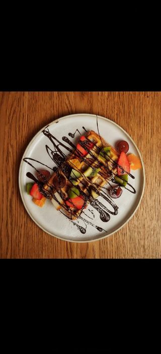 Waffle de Salada de Fruta