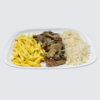 Bifinhos de boi c/ cogumelos 