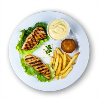 Plato Combinado De Pollo