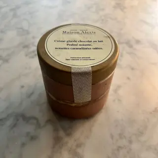 Crème glacée chocolat au lait Praliné noisette 500 Gr