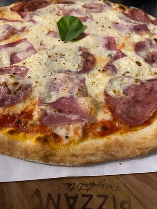 Pizza Carbonara mica 32 CM