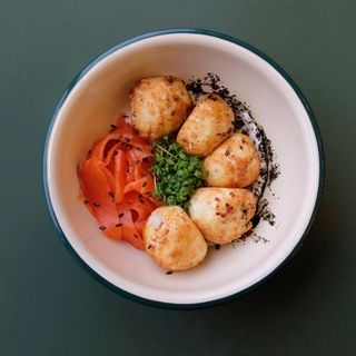 Сирники солоні з лососем