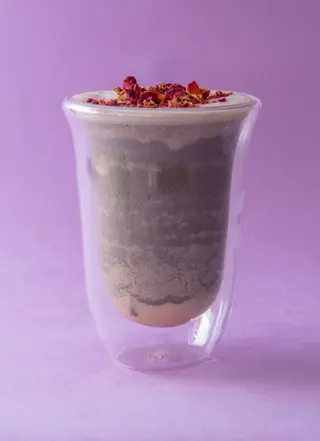 Matcha & Ube Banan Latte