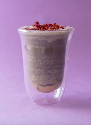 Matcha & Ube Banan Latte