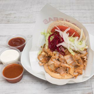 Kebab Con Queso Y Ternera