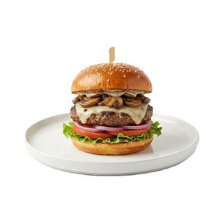 Mushroom Cheese Burger
