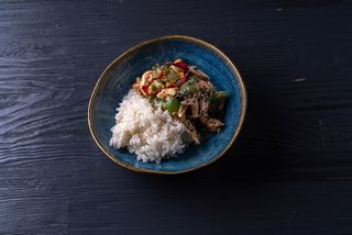 Карри с курицей и рисом 