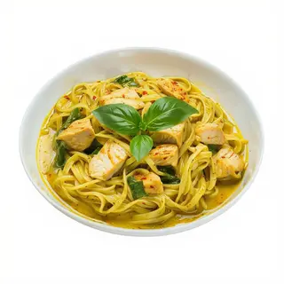 Tallarines Con Pollo Y Salsa Especial