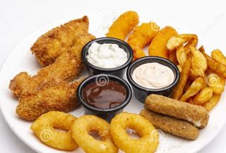 Menu pollo frito mixto 