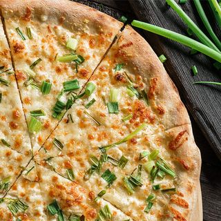 Focaccia cu ceapă verde