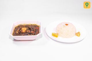 Sauce Feuille + Riz Blanc