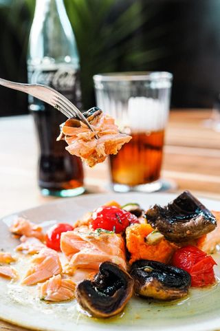 Plato De Salmón A La Plancha