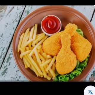  MENU PLATO MUSLO DE POLLO (2 unidades)