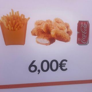 Menú Nuggets De Pollo (8 Uds.)
