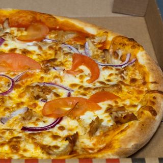 Kebab pizza + Coca-Cola Zero Zuccheri lattina 330ml