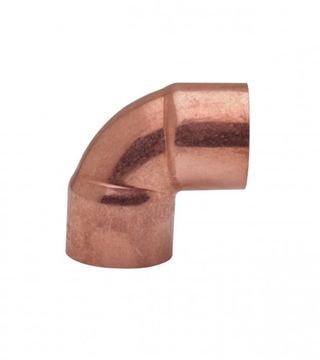 (011403) Koljeno kratko 22" 90 bakar Frabo RR5090