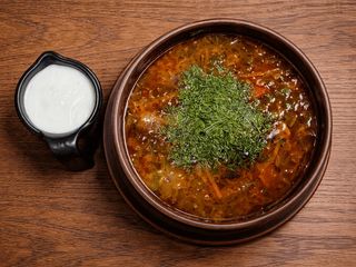 Борщ зелений з куркою (0.400/0.030g)
