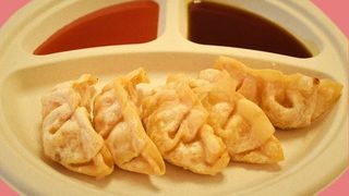 Ravioli fritti di gamberi