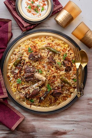 Yakhni biryani