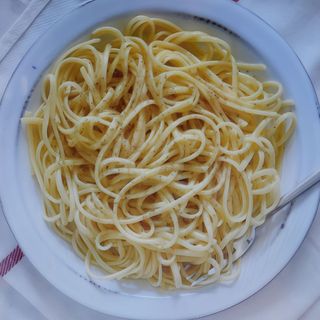 Espagueti de mantequilla