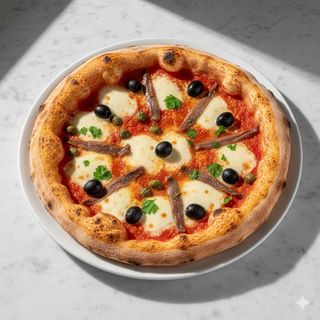 Pizza Alla Puttanesca (30 Cm.)