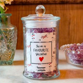 Tarro De Violetas Especial San Valentín