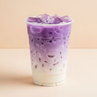 香芋奶茶Tè al taro & latte