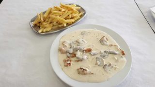 Bifinhos com Cogumelos